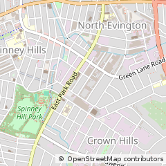 Map of Leicester, Leicestershire