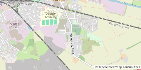 Map of Knottingley, West Yorkshire