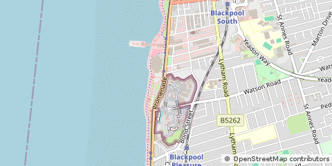 Map of Blackpool