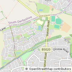 Map of Derby, Derbyshire