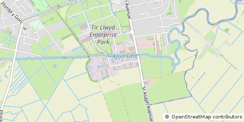 Map of Rhyl