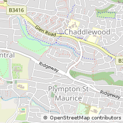 Map of Plymouth, Devon