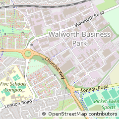 Map of Andover, Hampshire
