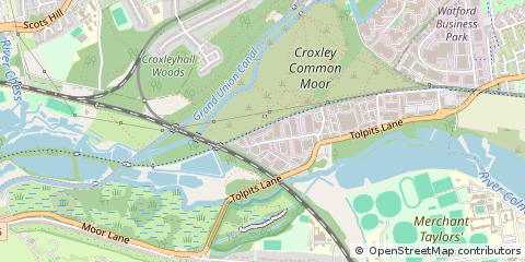 Map of Watford, Hertfordshire