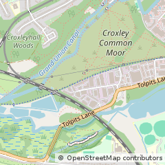 Map of Watford, Hertfordshire