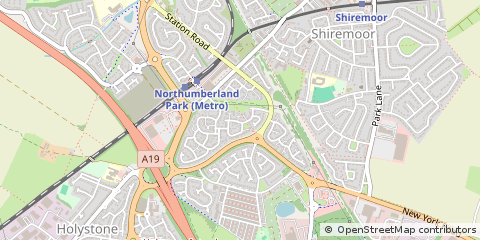 Map of Newcastle Upon Tyne