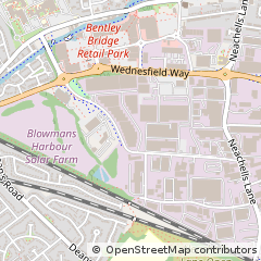 Map of Wolverhampton, West Midlands