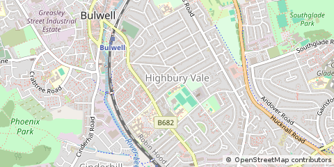 Map of Nottingham
