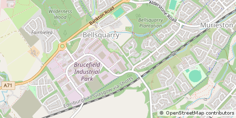 Map of Livingston, West Lothian