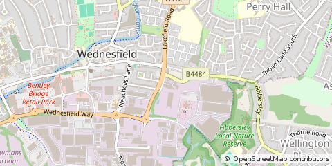 Map of Wolverhampton, W Midlands
