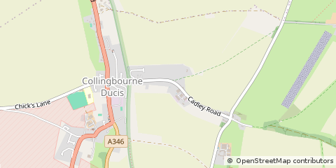 Map of Marlborough, Wiltshire