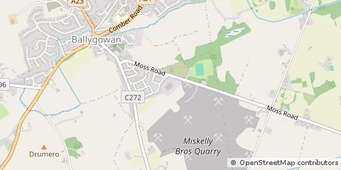 Map of Newtownards, County Down