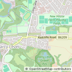 Map of Bolton, Lancashire