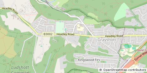 Map of Hindhead