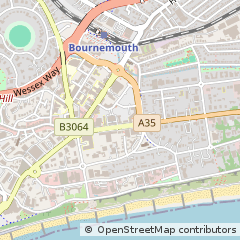 Map of Bournemouth, Dorset