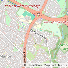 Map of Sheffield, South Yorkshire