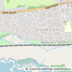 Map of Reading, Berkshire