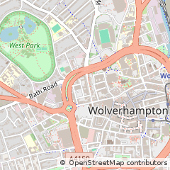 Map of Wolverhampton
