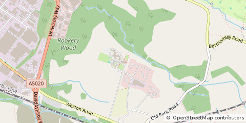 Map of Crewe Hall, Crewe