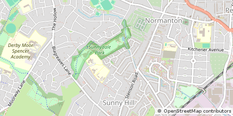 Map of Derby, Derbyshire