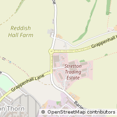 Map of Warrington, Cheshire