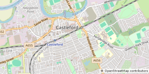 Map of Castleford