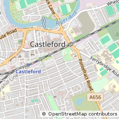 Map of Castleford