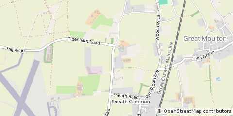 Map of Norwich, Norfolk