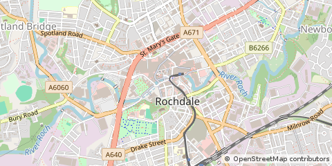 Map of Rochdale