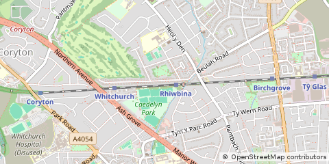 Map of Cardiff