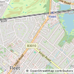 Map of Fleet, Hampshire