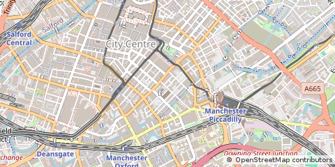 Map of Manchester