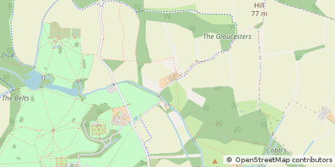 Map of Arrington, Cambridgeshire