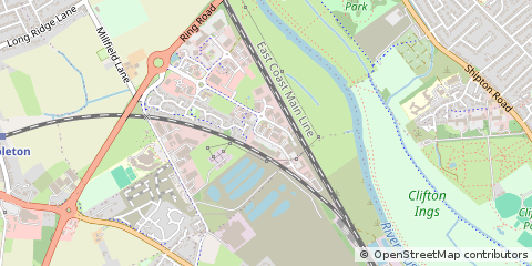 Map of York, North Yorkshire