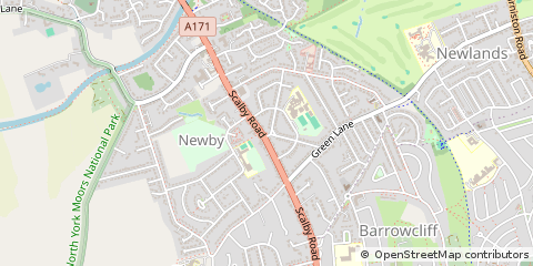 Map of Scarborough, North Yorkshire