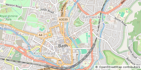 Map of Bath