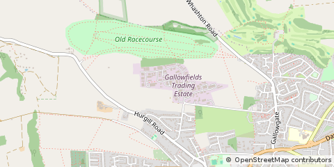 Map of Richmond, North Yorkshire