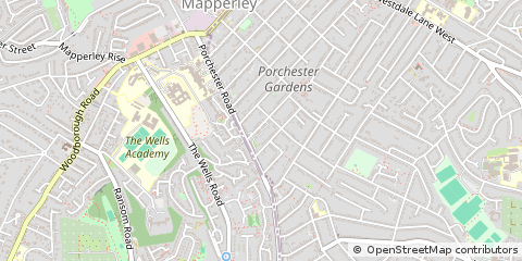 Map of Nottingham
