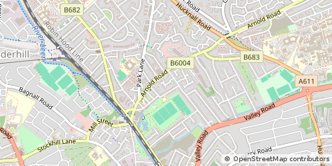 Map of Nottingham