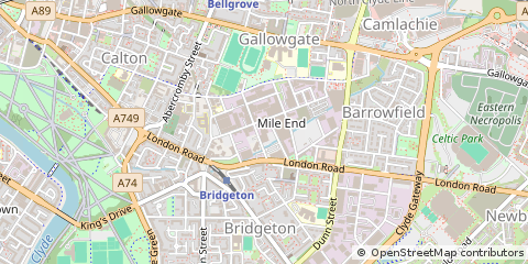 Map of Glasgow