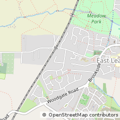 Map of Loughborough, Leicestershire