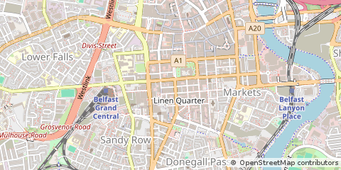 Map of Belfast
