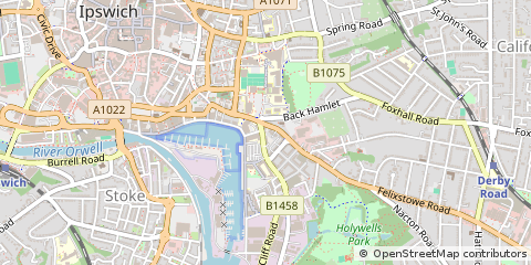 Map of Ipswich