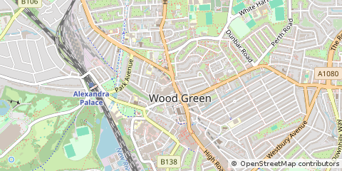 Map of Tottenham Hale, London