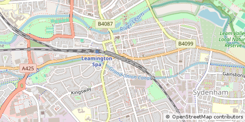 Map of Leamington SPA