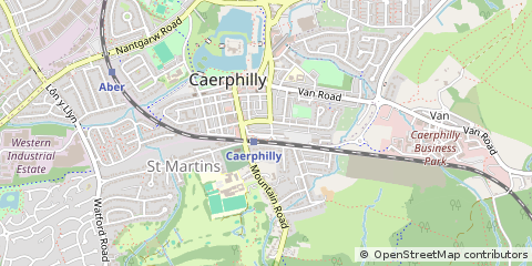 Map of MID Glamorgan