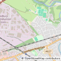 Map of Stockport, Cheshire