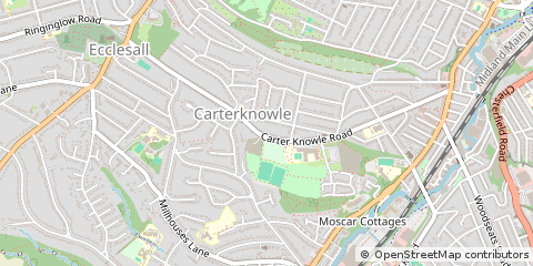 Map of Sheffield