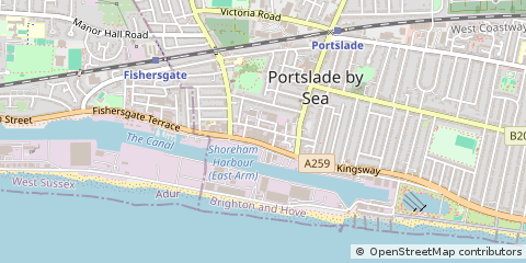 Map of Portslade