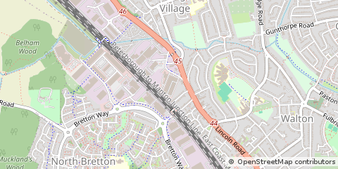 Map of Peterborough